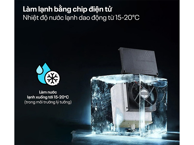 Cây nước nóng lạnh kết hợp bàn pha trà, cafe Fujihome TB815