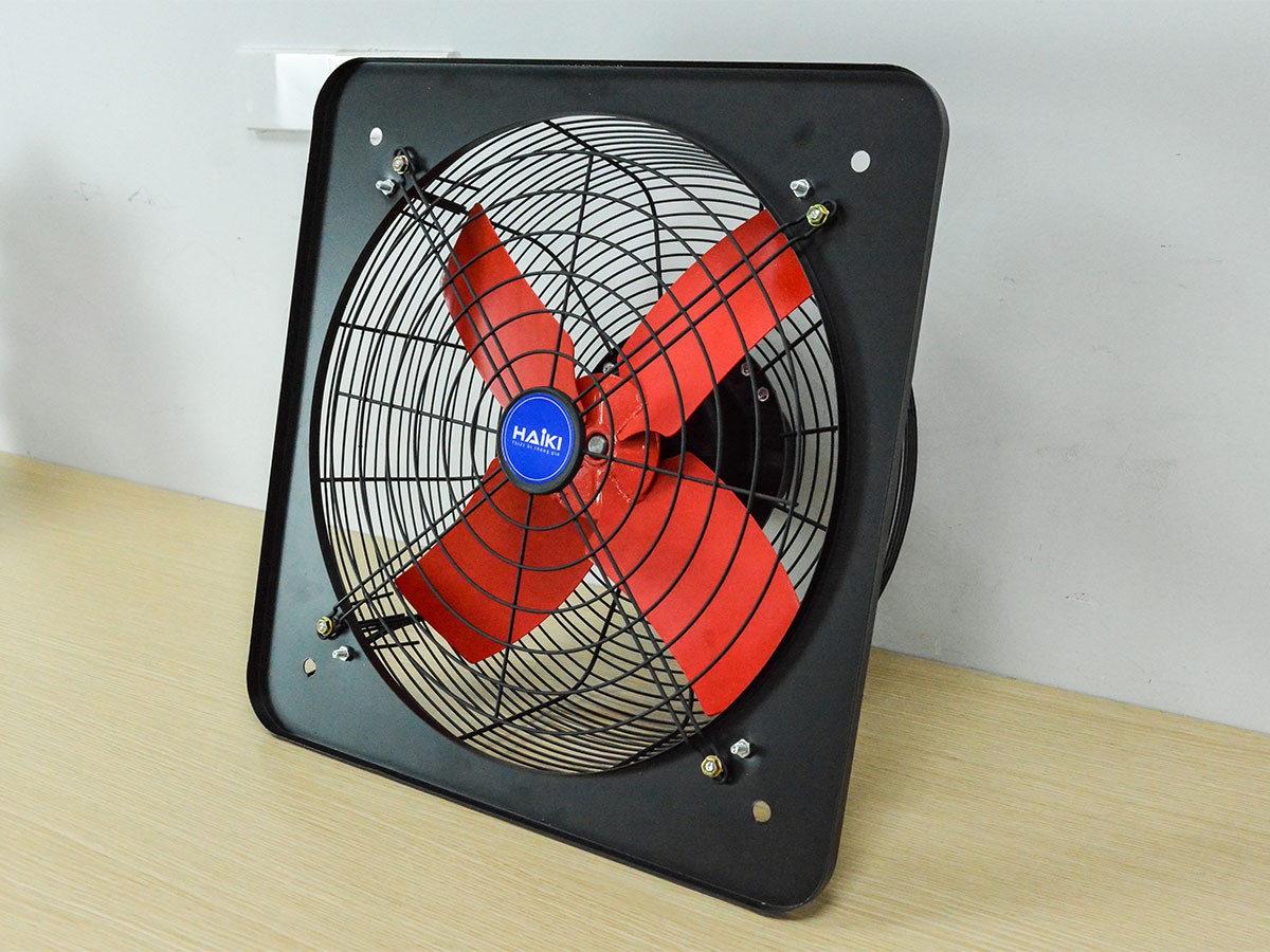 Quạt thông gió công nghiệp vuông có lưới Haiki HKV40CL