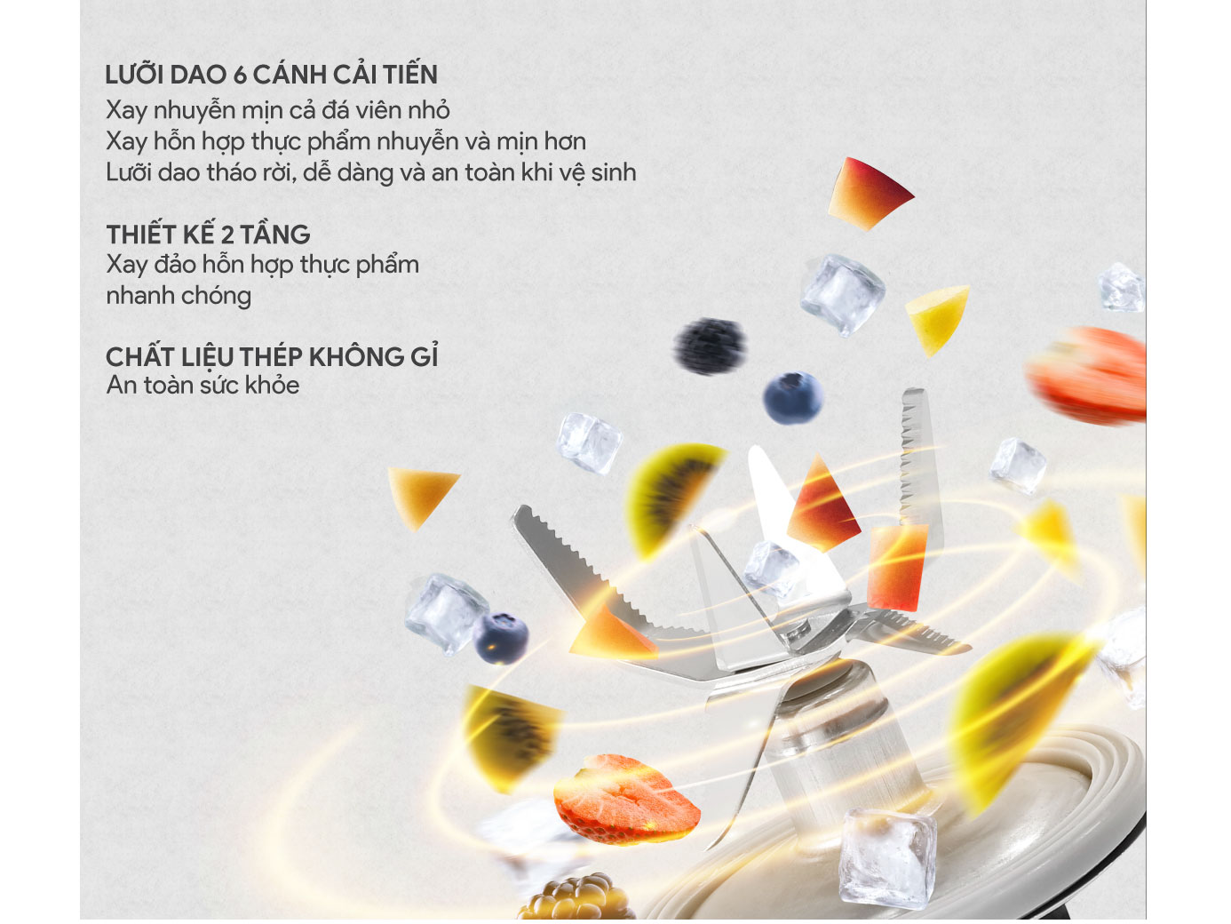 Máy xay sinh tố BlueStone BLB-5341 (1.5 lít, 600W)