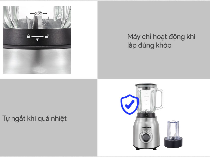 Máy xay sinh tố BlueStone BLB-5341 (1.5 lít, 600W)