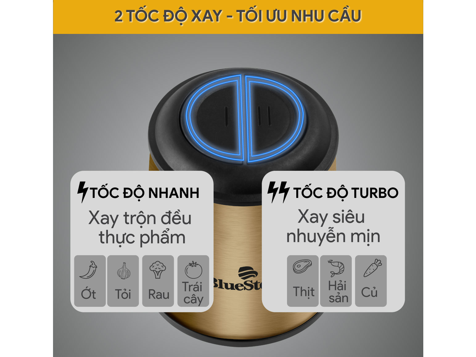 Máy xay thịt BlueStone CHB-5148 - 350W, 2 lít