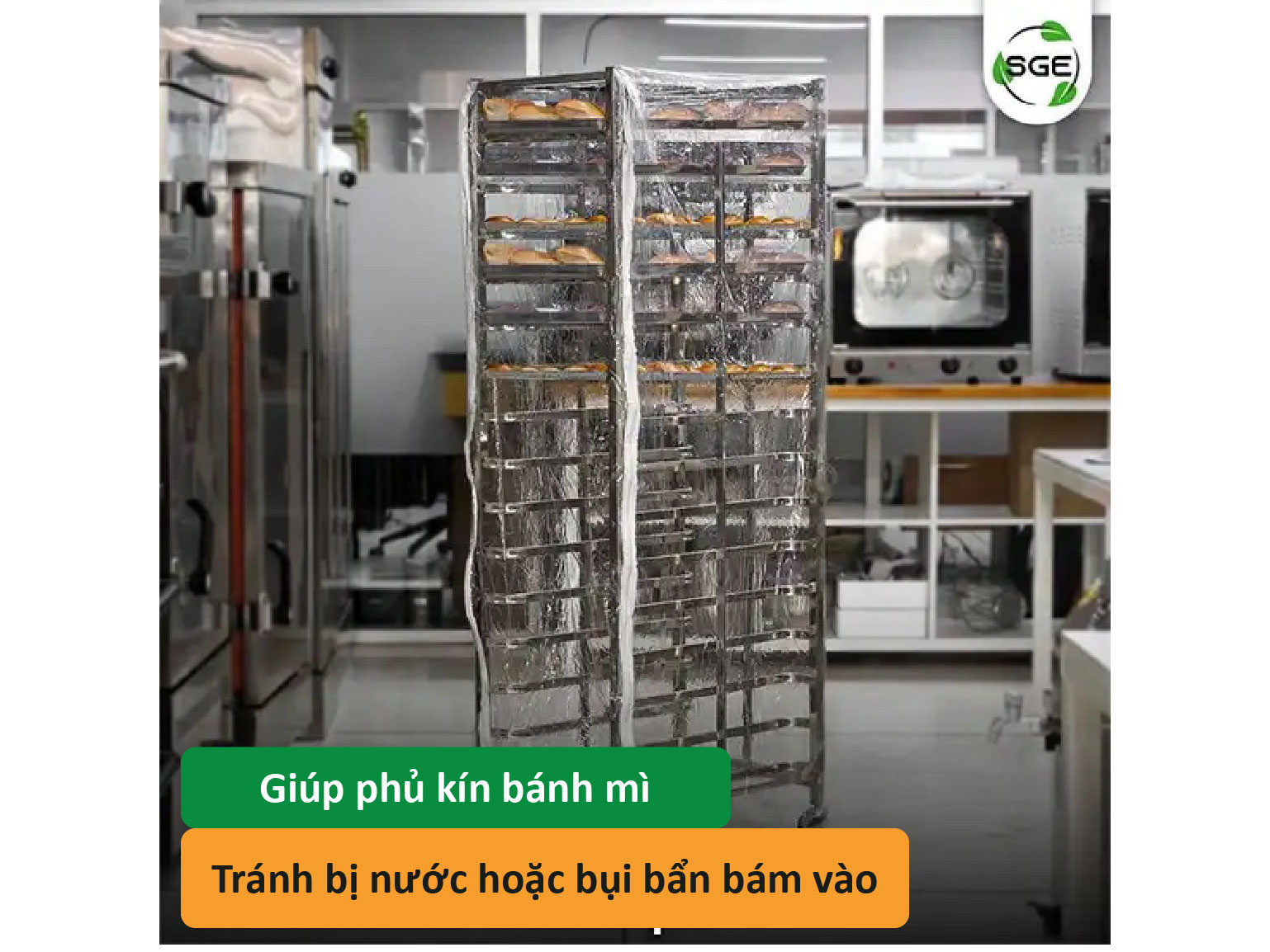 Bạt phủ xe hong bánh khay 40x60