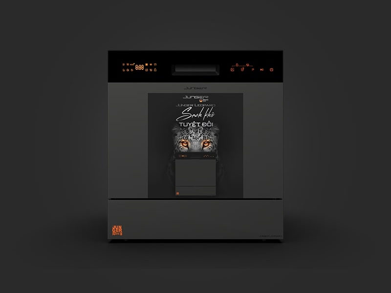 Máy rửa bát Junger Leopard DWJ-136-VG