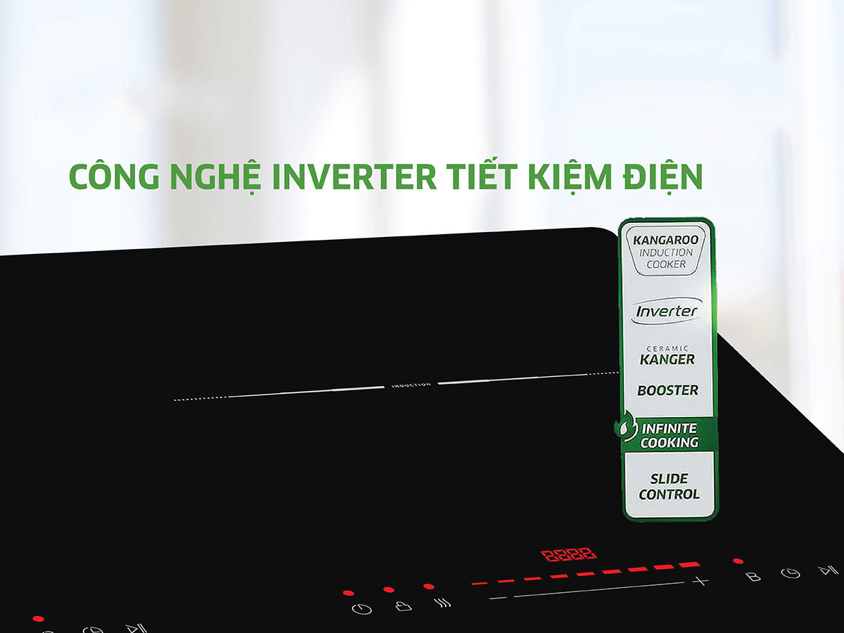 Bếp từ đôi lắp âm Kangaroo KGIC44D1T