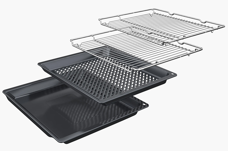 Lò nướng âm tủ Bosch HBA534BS0A Series 4 (71 lít)