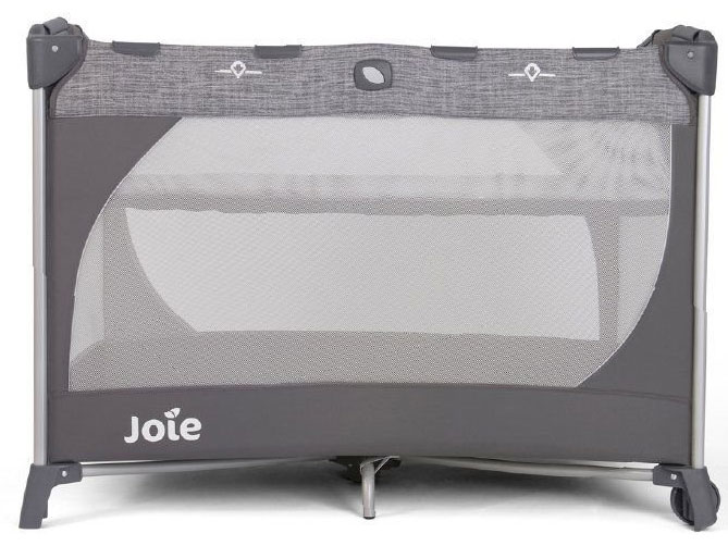 Giường cũi trẻ em Joie Commuter Change Snooze Linen grey