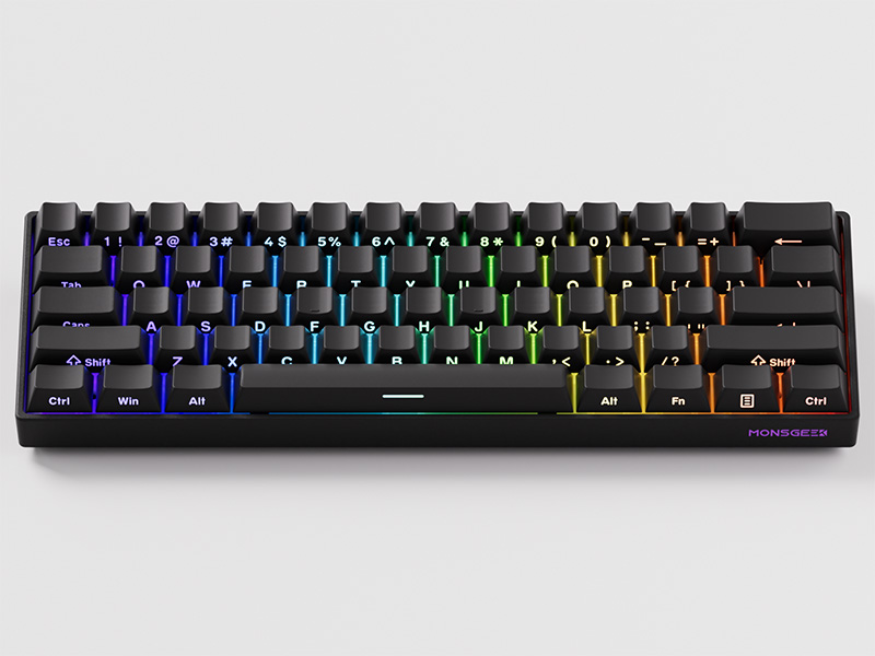 Bàn phím cơ MonsGeek FUN60 Max SP Akko Glare Magnetic Switches Tri-mode