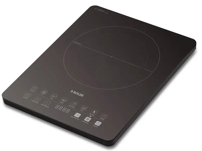 Bếp điện từ Roler RIC-6001 (2.000W - Kèm nồi lẩu 520g)