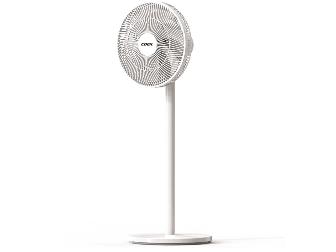 Quạt cây 7 cánh Coex CF-7125A - Màu trắng (Điều khiển từ xa)