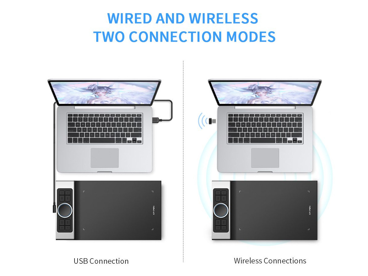 Bảng vẽ điện tử XP-Pen Deco Pro Small wireless (SW) kết nối IOS, android