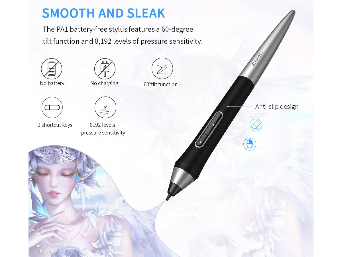 Bảng vẽ điện tử XP-Pen Deco Pro Small wireless (SW) kết nối IOS, android