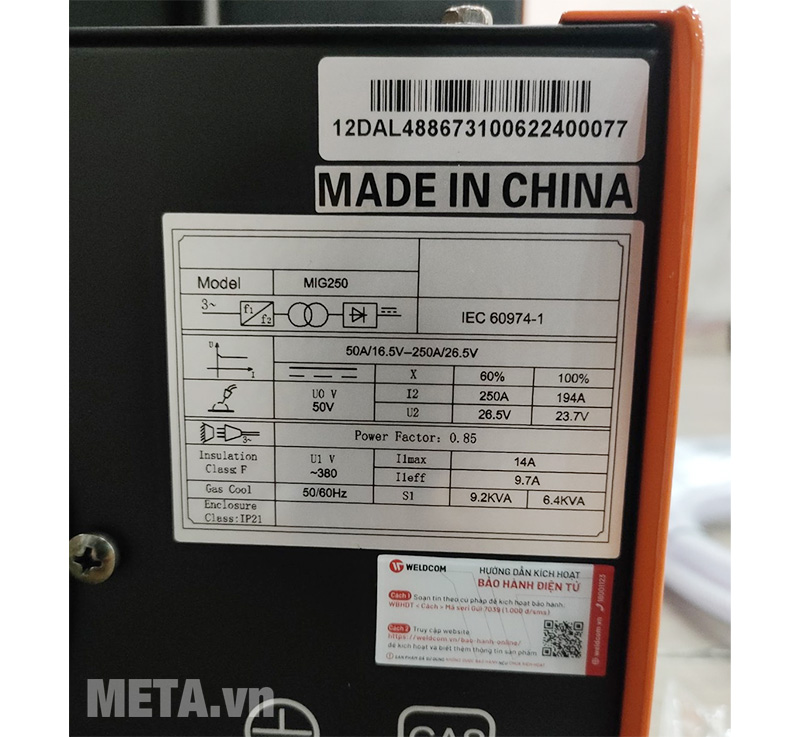 Máy hàn bán tự động Jasic MIG 250 (J04)