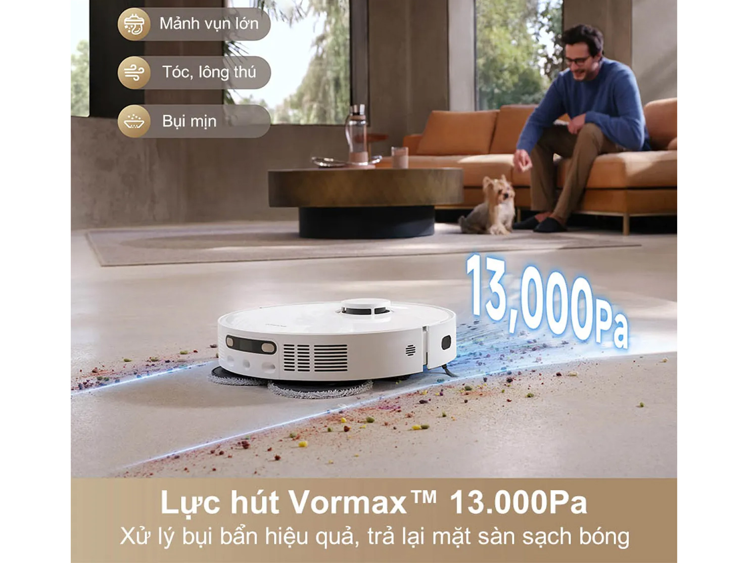 Robot hút bụi lau sàn Dreame D20 Ultra
