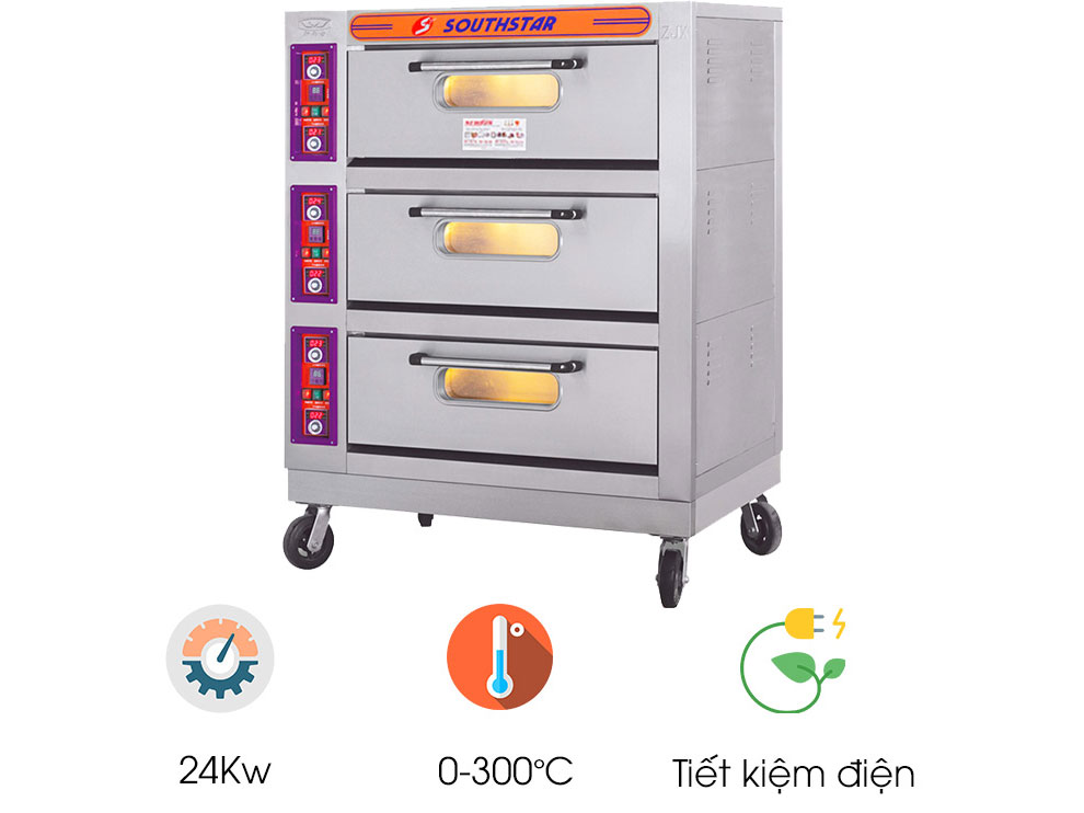 Lò nướng NewSun Southstar YXD-90C (3 tầng, 9 khay, dùng điện)