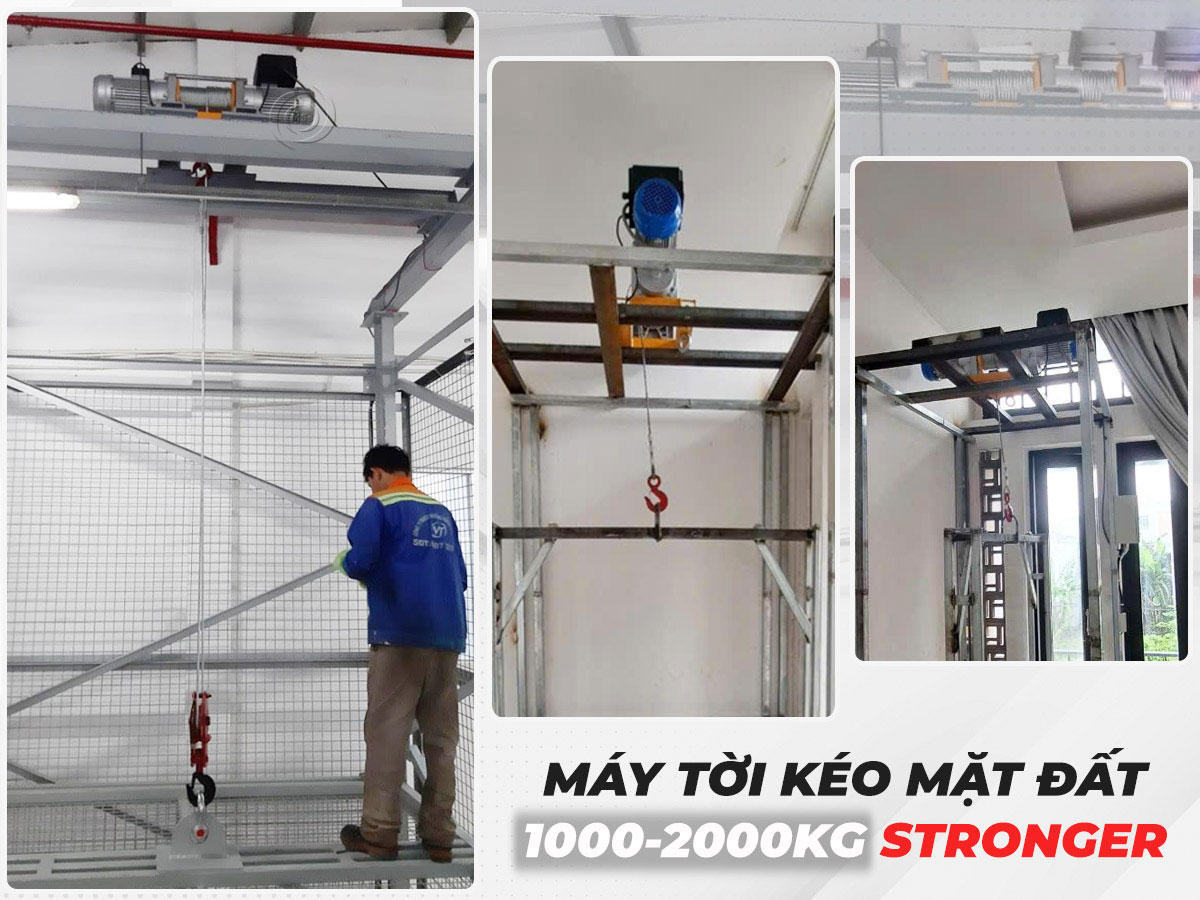 Tời điện Stronger 1.000kg - 2.000kg