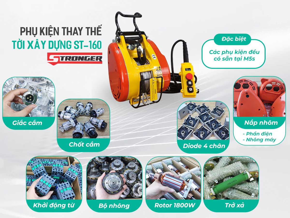 Tời xây dựng Stronger ST-160