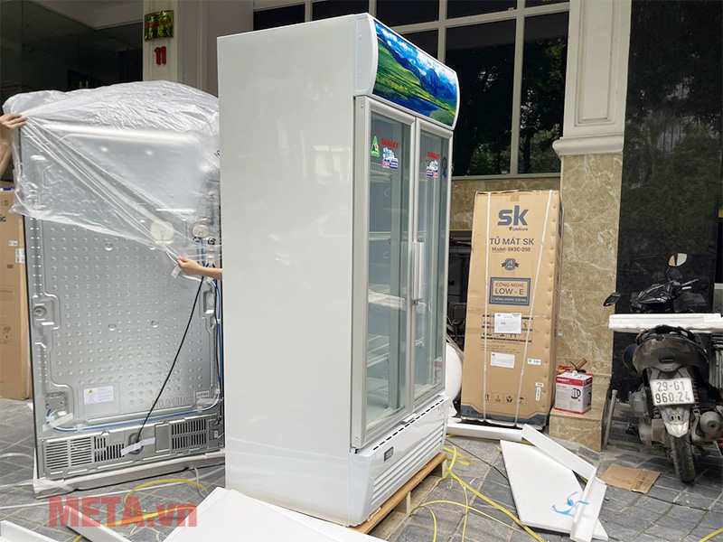 Tủ mát 2 cánh Inverter Sanaky 700 lít VH-8009HP3 đồng (R600a)