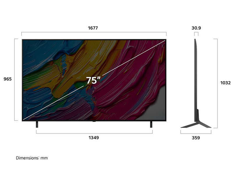Smart Tivi LG QNED AI 4K 75 inch 75QNED80ASA