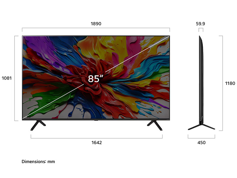 Smart Tivi AI evo LG QNED 4K 85 inch 85QNED92ASA