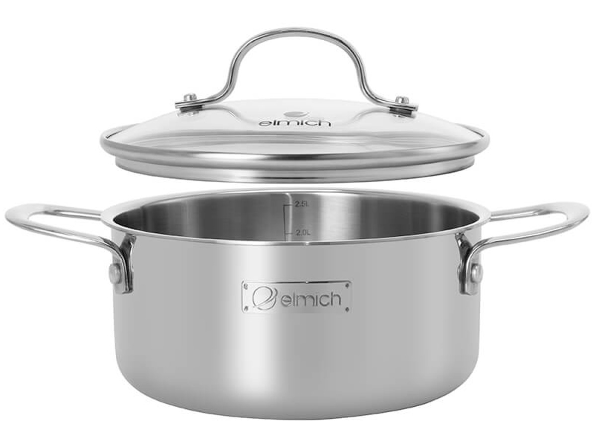Bộ nồi inox liền khối Elmich Trimax classic EL2136OL02