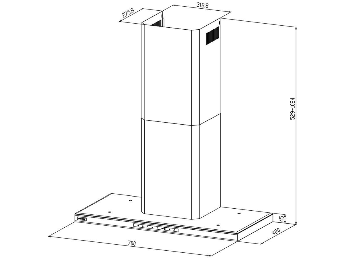 Máy hút mùi GrandX GX H70T65