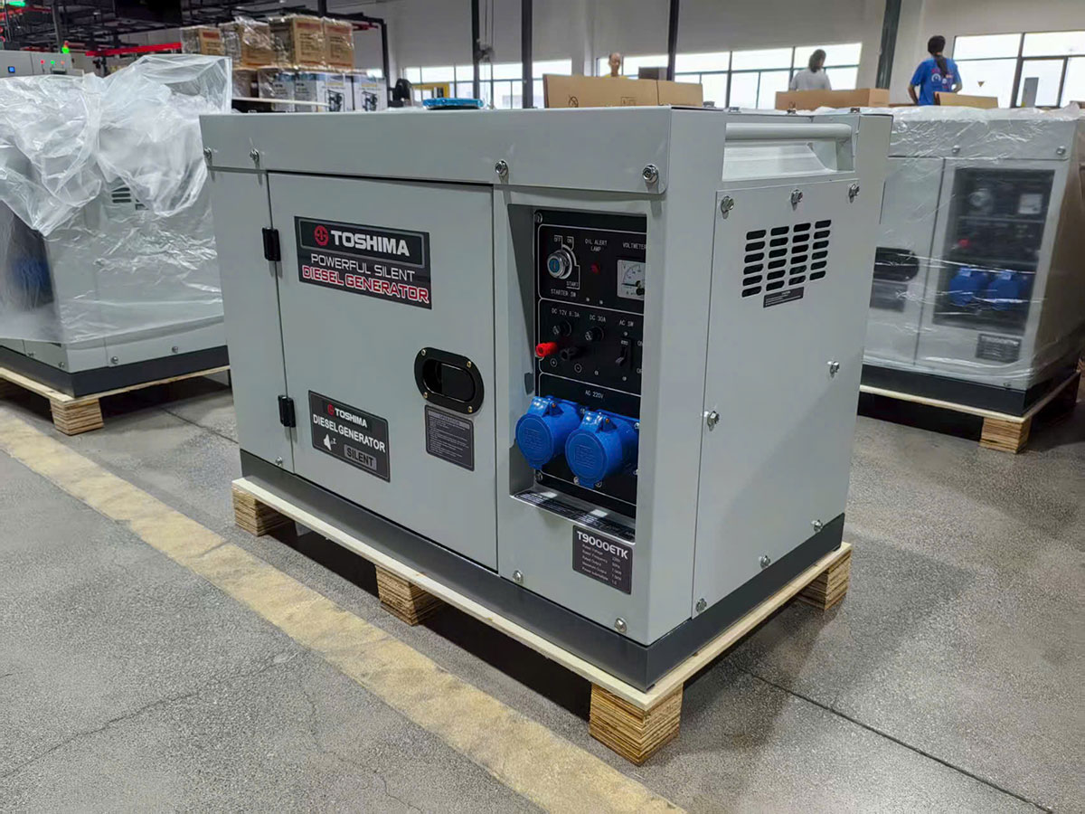 Máy phát điện chạy dầu Toshima T9000ETK (7KW)