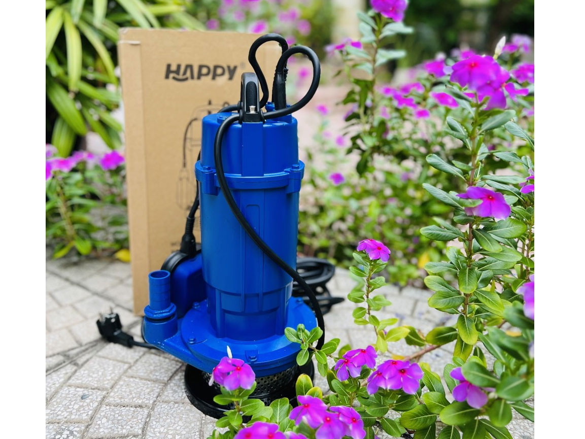 Máy bơm chìm nước sạch Happy HCS750H (phao tự ngắt, 750W)