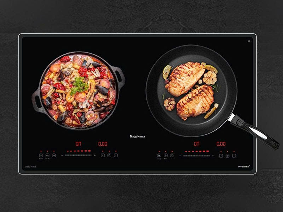 Bếp đôi 1 điện từ 1 hồng ngoại Nagakawa NII8996