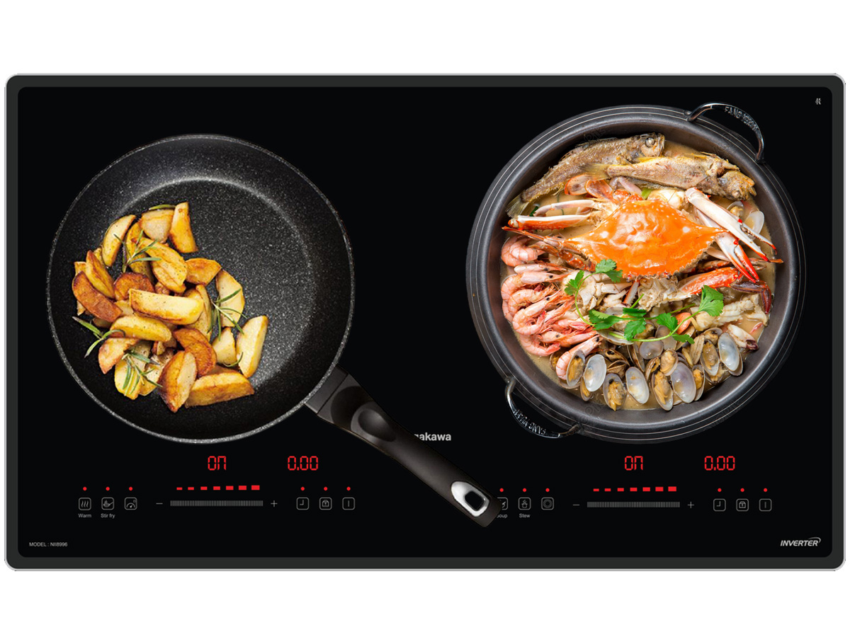 Bếp đôi 1 điện từ 1 hồng ngoại Nagakawa NII8996