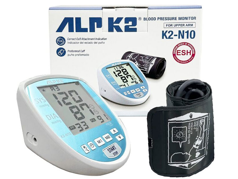 Máy đo huyết áp điện tử bắp tay ALPK2 K2-N10
