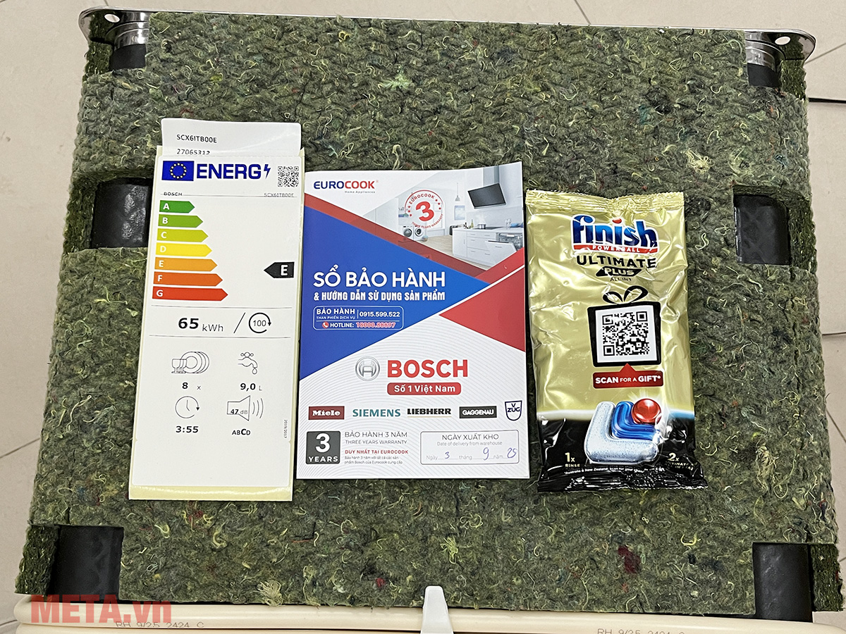 Máy rửa chén bán âm Bosch SCX6ITB00E serie 6