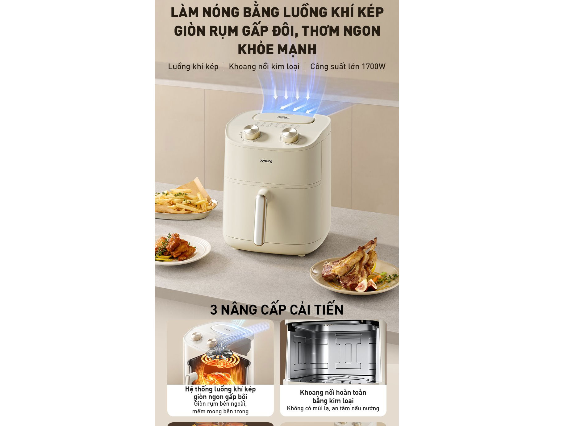 Nồi chiên không dầu Joyoung JAF-612