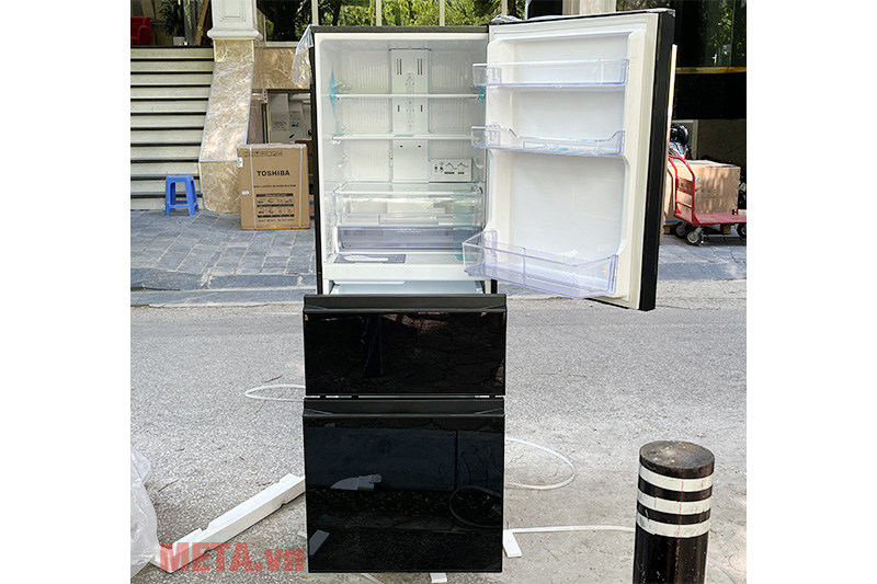 Tủ lạnh Mitsubishi inverter 330 Lít MR-CGX41EN-GBK-V (Màu đen)