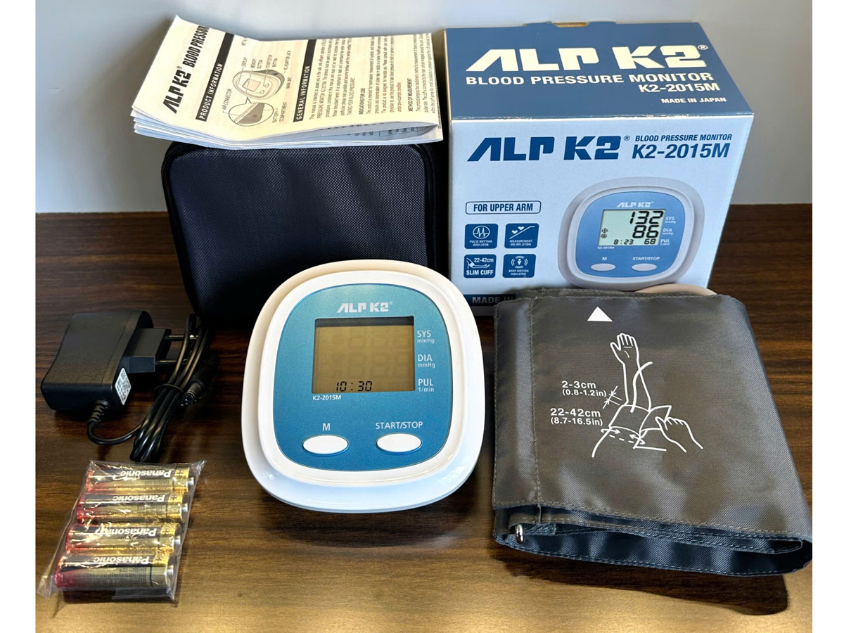 Máy đo huyết áp điện tử bắp tay ALPK2 K2-2015M