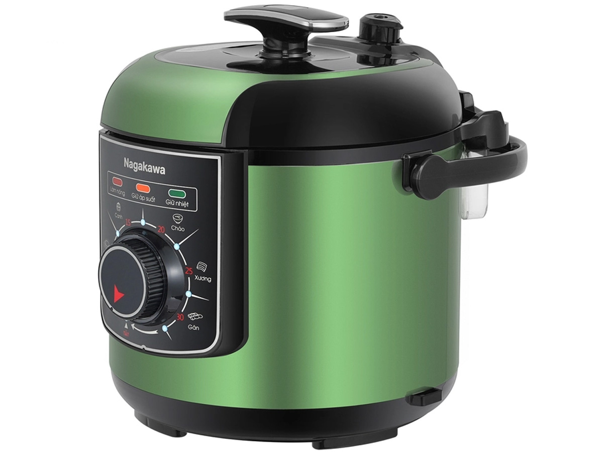 Nồi áp suất điện 6L Inox 304 Nagakawa NEP5369