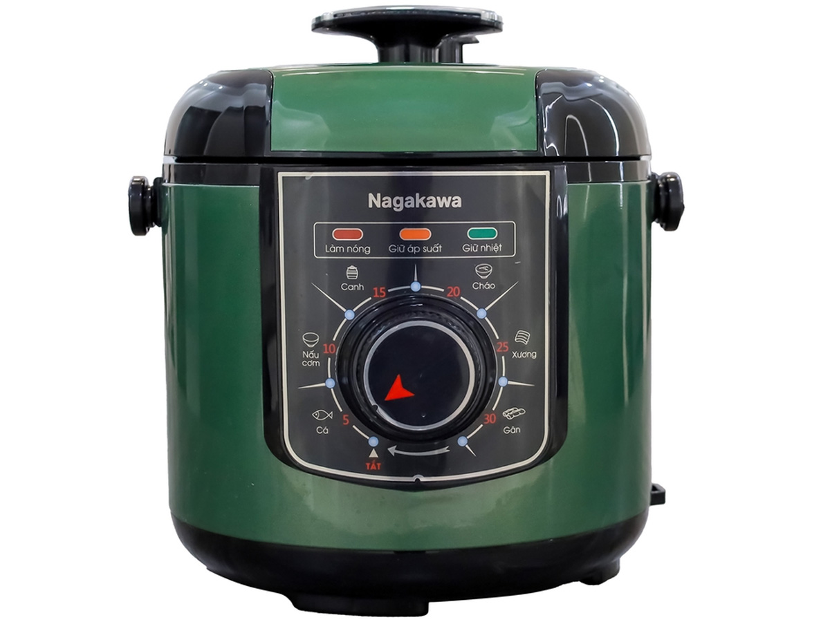 Nồi áp suất điện 6L Inox 304 Nagakawa NEP5369