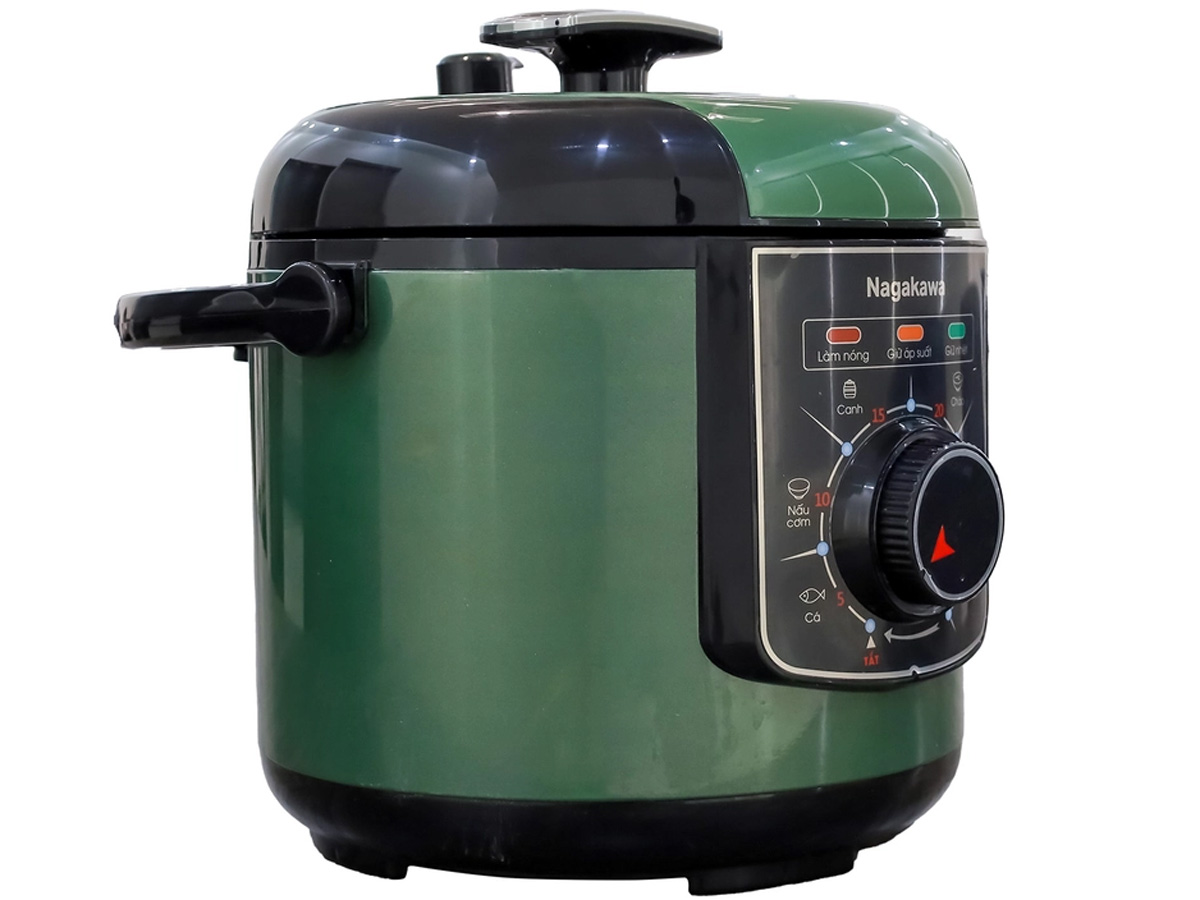 Nồi áp suất điện 6L Inox 304 Nagakawa NEP5369