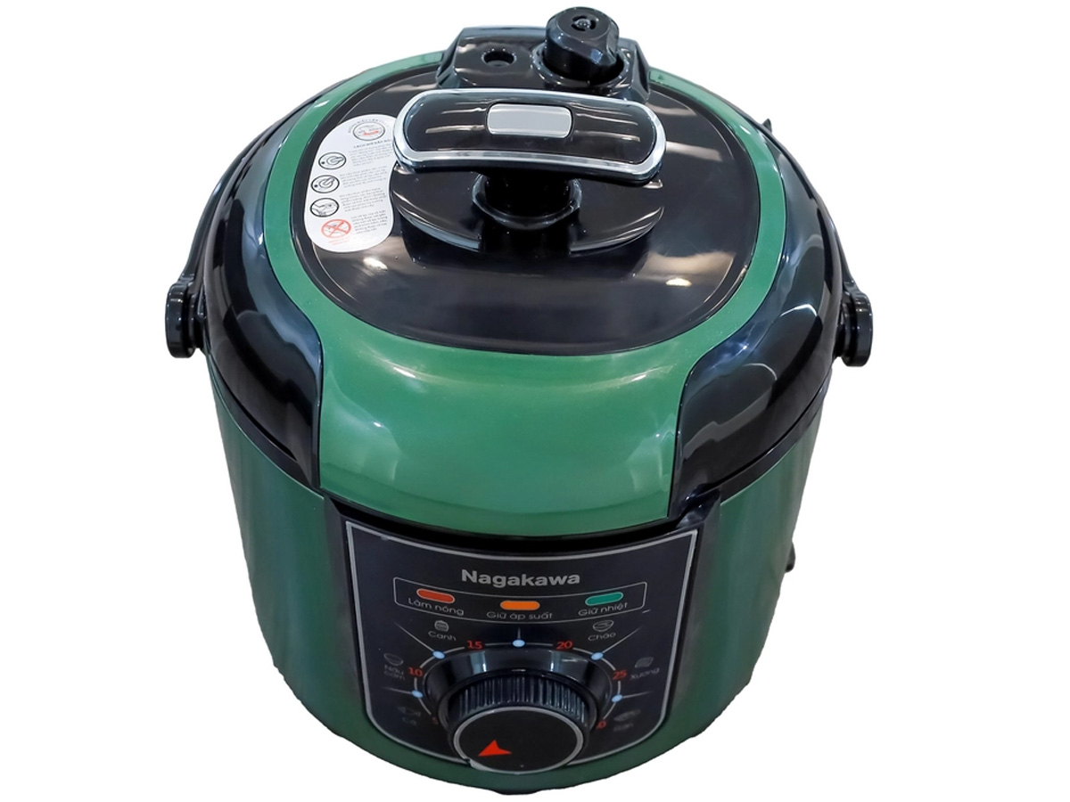 Nồi áp suất điện 6L Inox 304 Nagakawa NEP5369