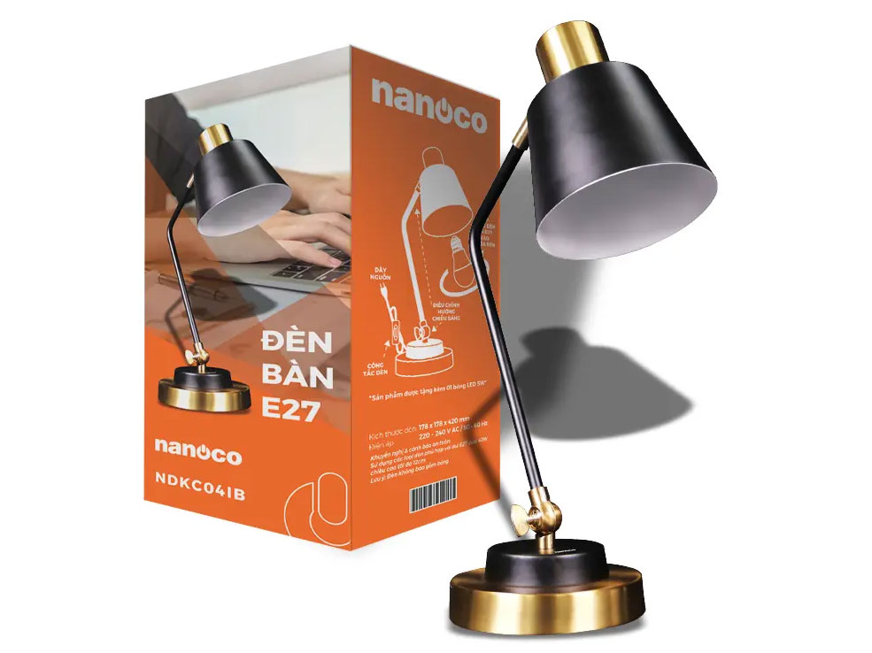 Đèn bàn cổ điển Nanoco NDKC04IB
