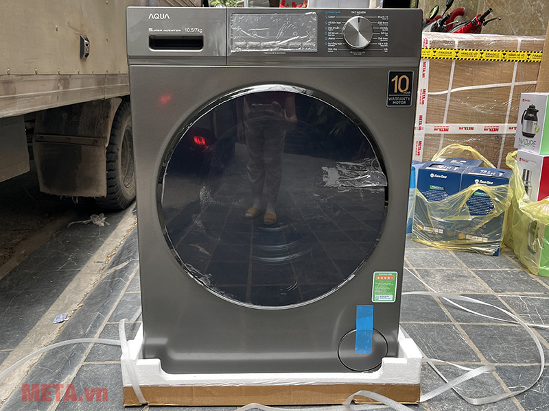 Máy giặt sấy Aqua Inverter 10kg/7kg AQD-AH1051J(PS)