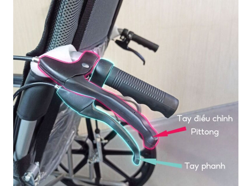 Xe lăn tay ngả giường Nikita NKT-N216-3 (S216-3PTX)