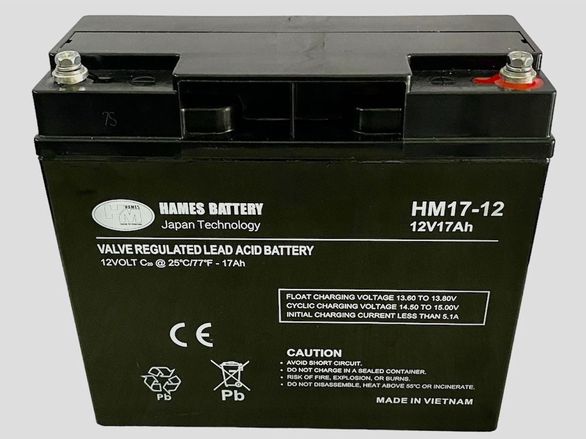 Ắc quy 12V 17Ah Hames HM17-12