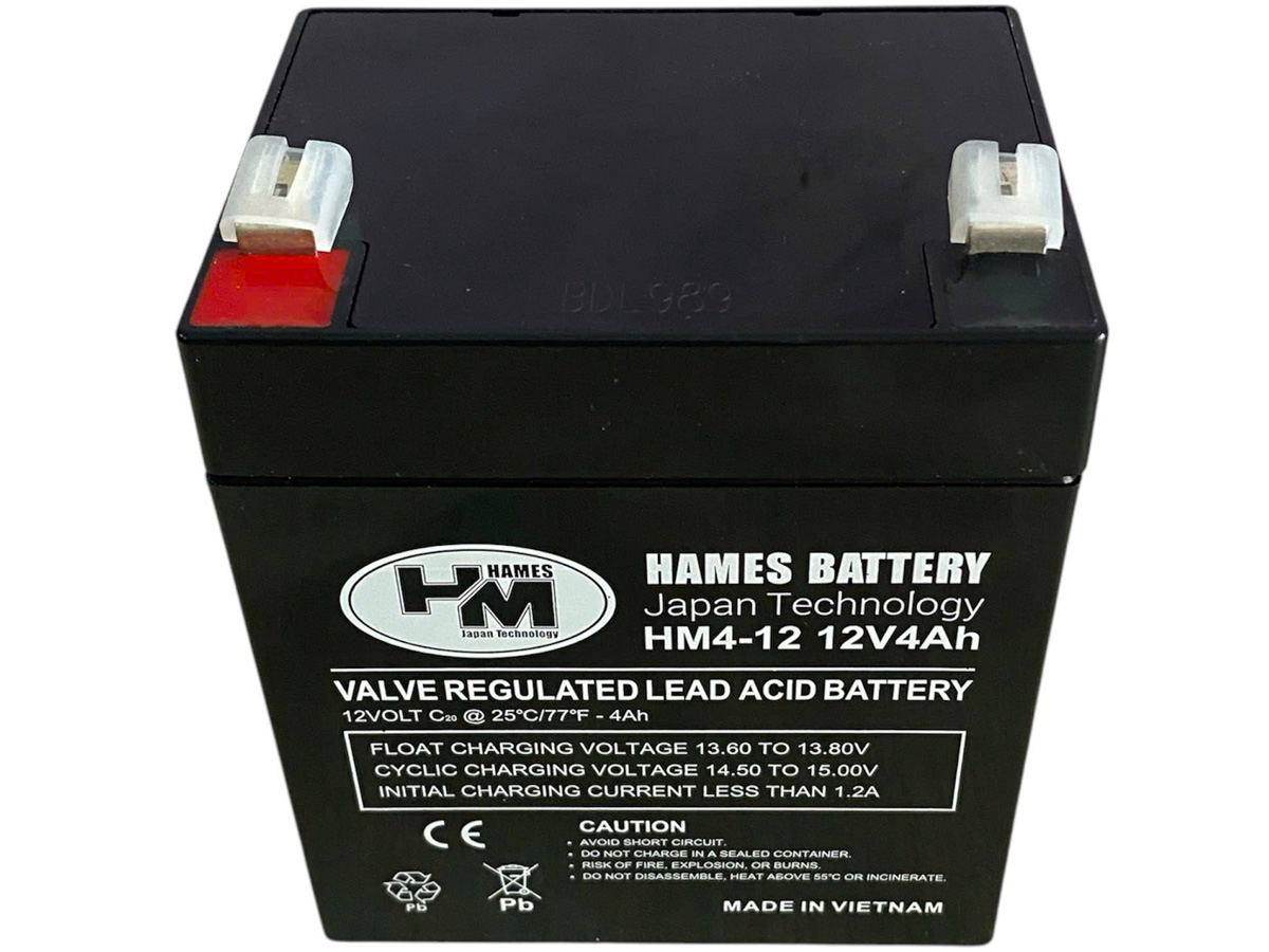Ắc quy 12V 4Ah Hames HM4-12