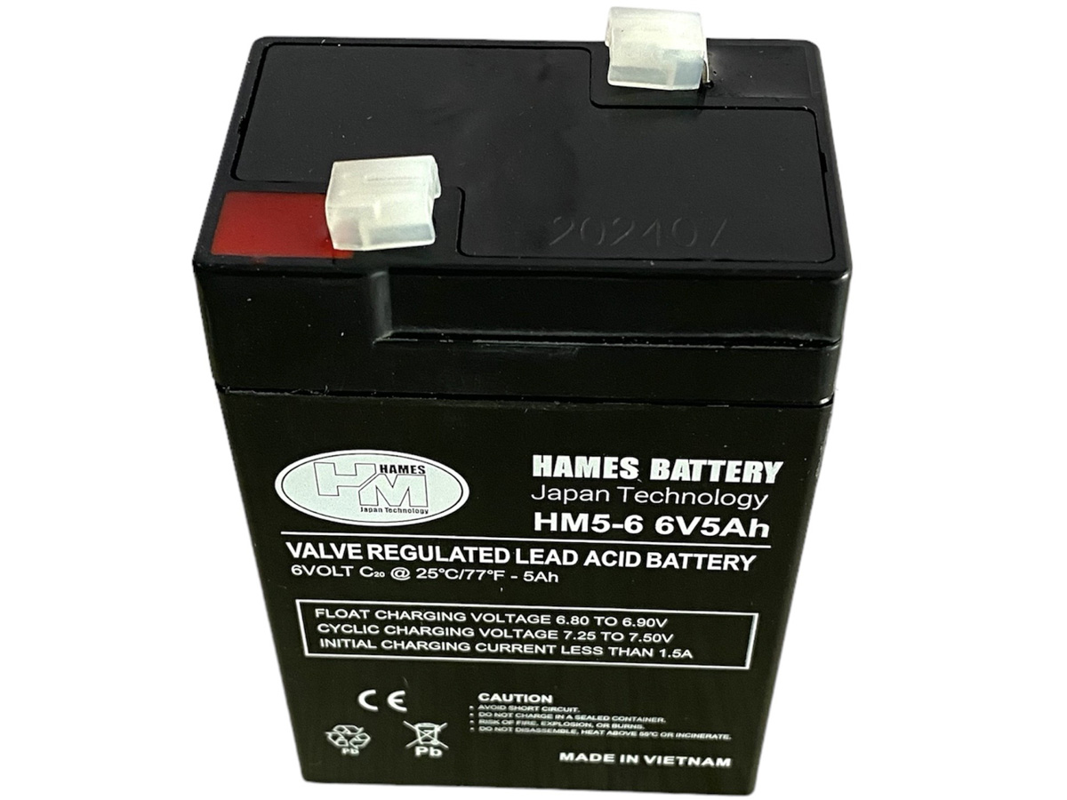Ắc quy 6V 5Ah Hames HM5-6