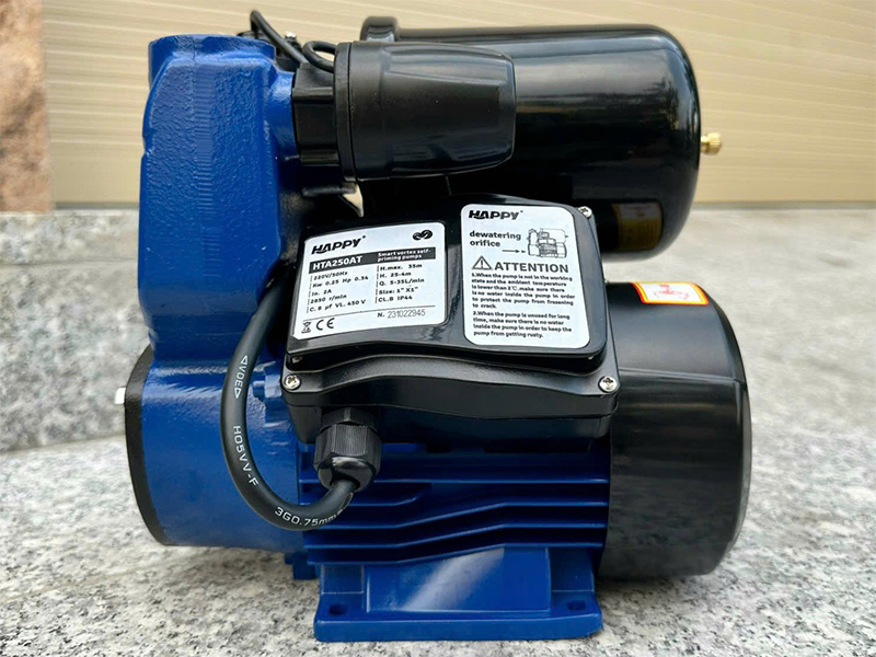 Máy bơm tăng áp điện tử Happy HTA250ATH - 250W