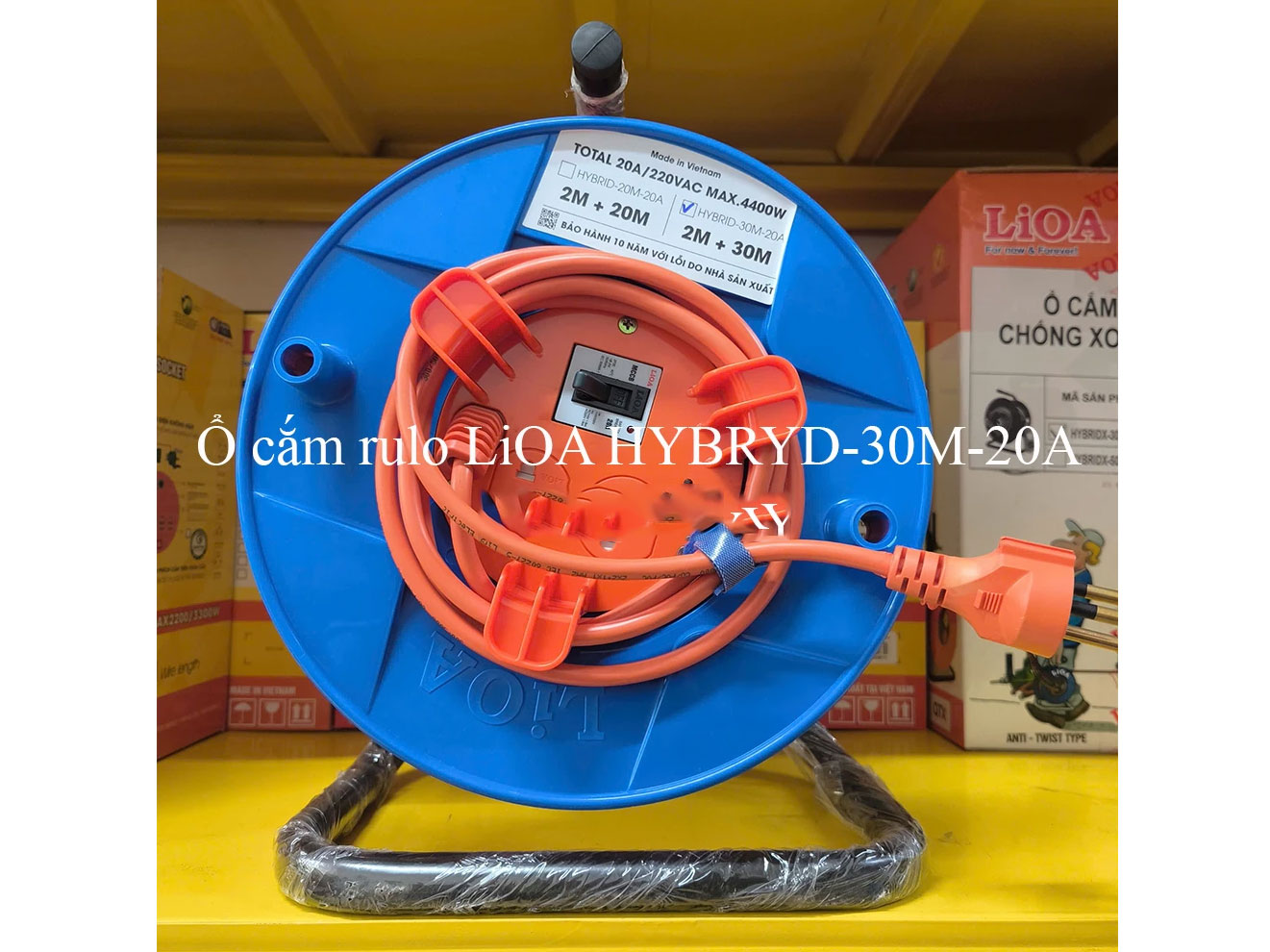 Ổ cắm Rulo Lioa HYBRID-30M-20A