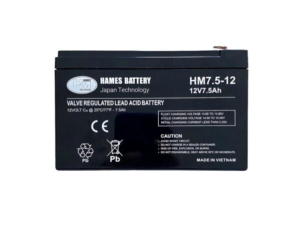 Ắc quy 12V 7.5Ah Hames HM7.5-12