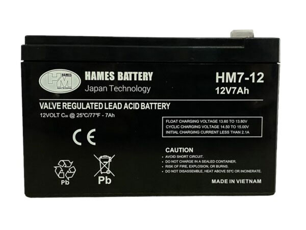Ắc quy 12V 7Ah Hames HM7-12