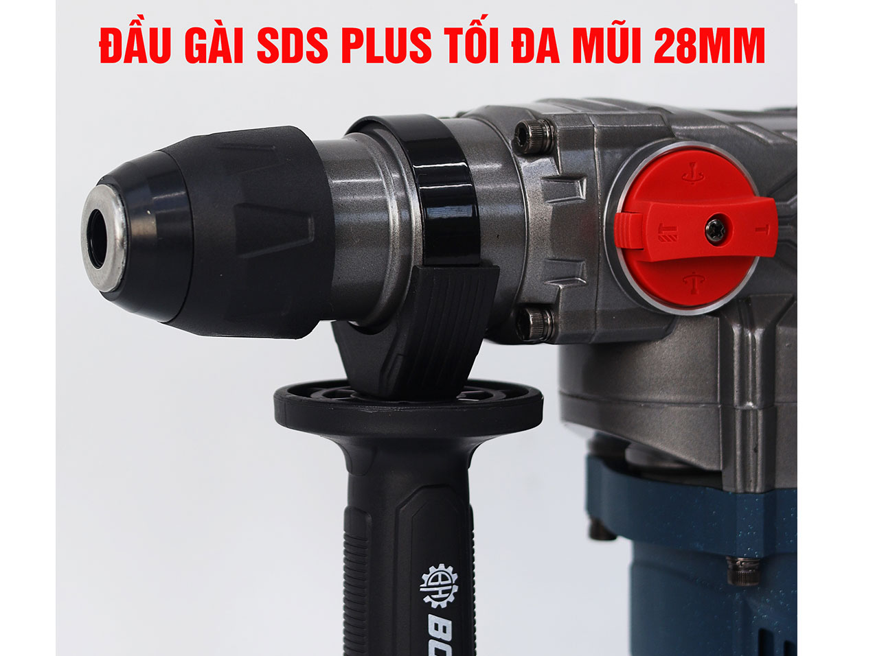 Máy khoan bê tông chạy pin Boshun BS-RH2802BL (2 pin, 1 sạc)