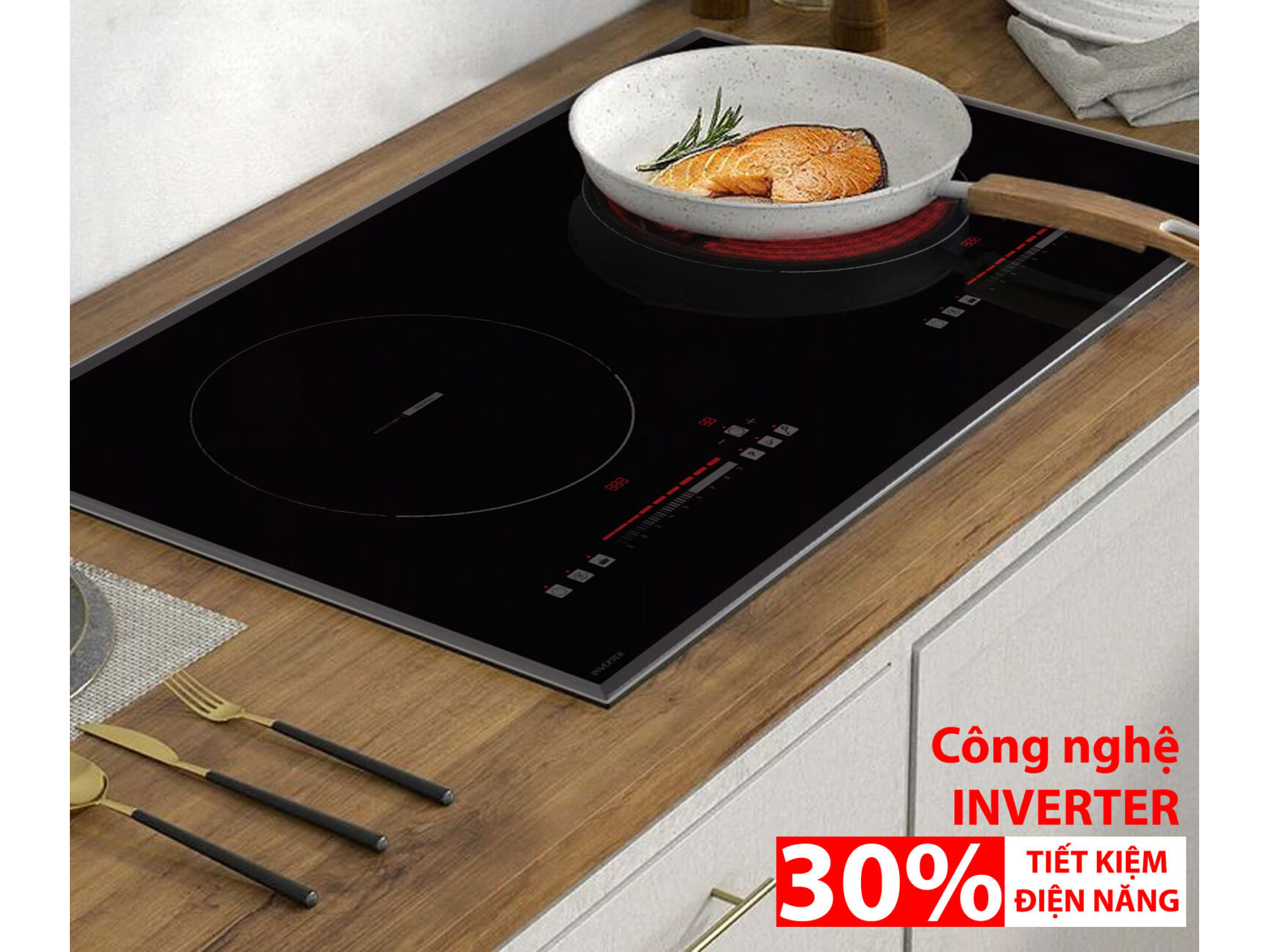 Bếp từ đôi Lorca LCE-886D